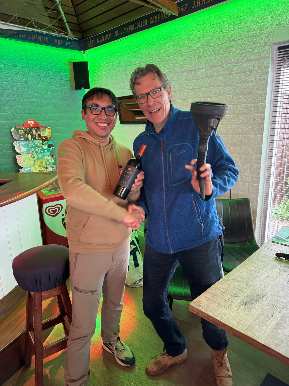 Uitreiking ludieke prijs